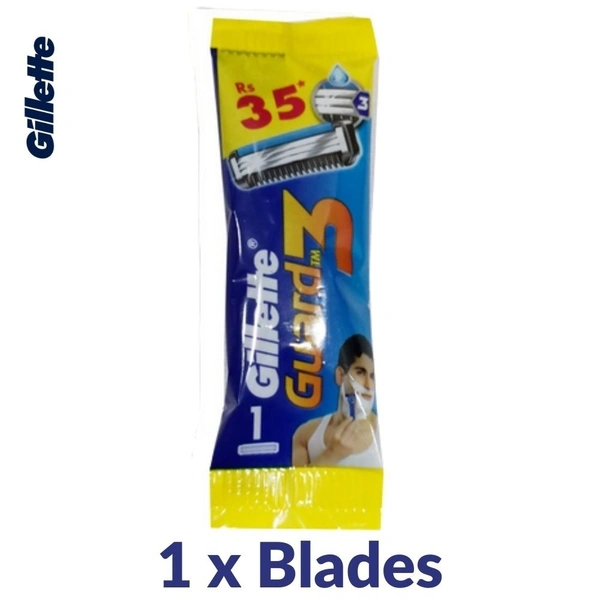 Gillette Guard 3 Cartridges  1N Blade