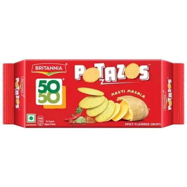 Britannia 50-50 Potazoz Potato Masala Biscuits  24gm