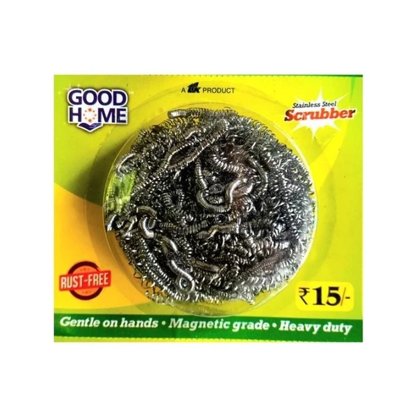 Good Home Stainless Steel Jali/Scrubber  1pc