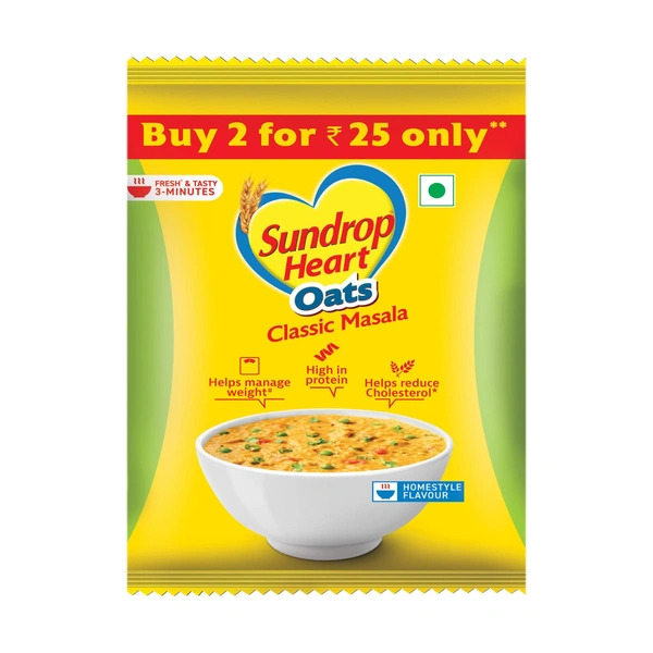 Sundrop Oats Classic Masala Pack of 2