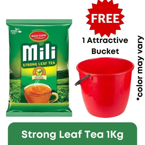 Wagh Bakri Mili Kadak Tea (Free Bucket) 1Kg