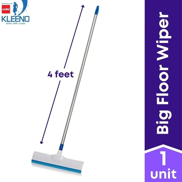 Cello Kleeno Standee Floor Wiper (White & Blue Color) (16in W x 4.5ft H)  1pc