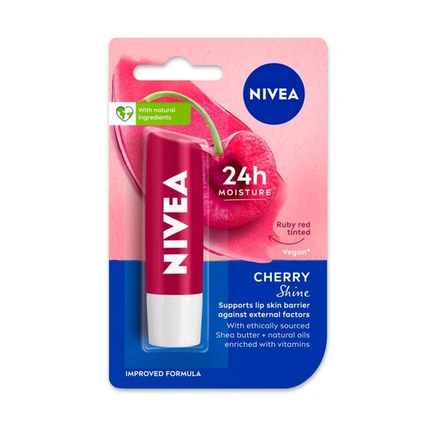 Nivea Cherry Shine (Ruby Red Tinted) Lip Balm  4.8g 1pc