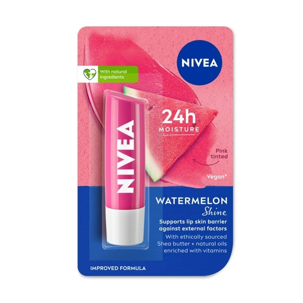Nivea Watermelon Shine (Pink Tinted) Lip Balm  4.8g 1pc