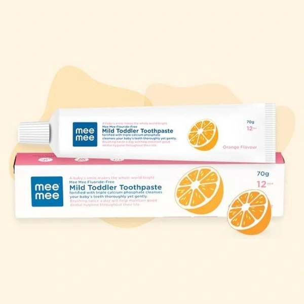 Mee Mee Mild Toddler Toothpaste (Orange Flavour)  70gm 
