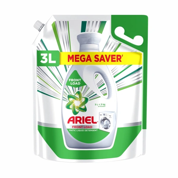 Ariel FRONT LOAD Matic Detergent Liquid (Saver Pack)  3Lt pouch