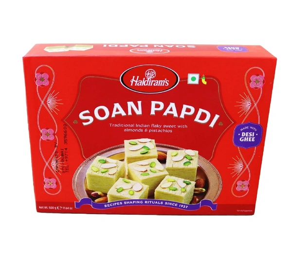 Haldiram Premium Soanpapdi Desi Ghee  500gm
