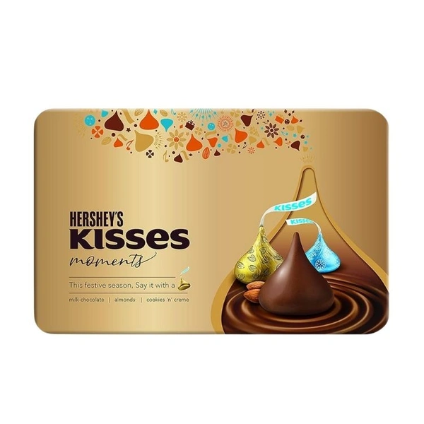 Hersheys Kisses Festive Moments Chocolate Gift Pack  171gm