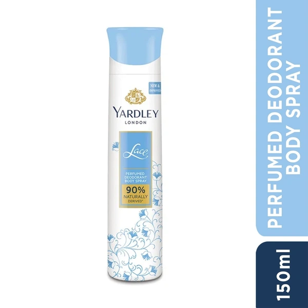 Yardley London Lace Deodorant for Women  150ml Spray
