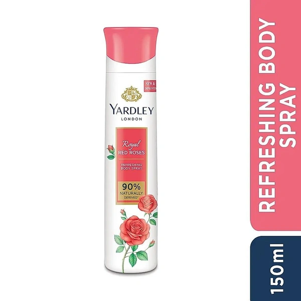 Yardley London Royal Red Roses Deodorant for Women  150ml Spray