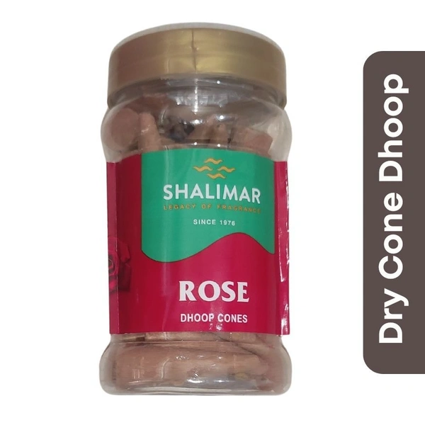 Salimar Rose Dry Cone Dhoop  100gm