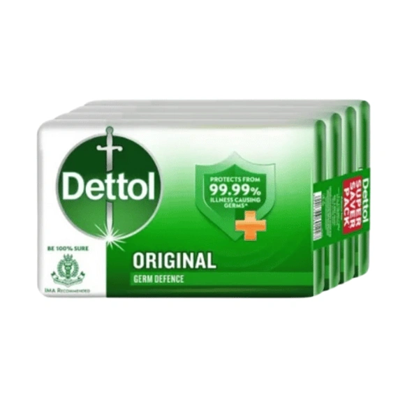 Dettol Original Bathing Soap Bar 4U X 60g