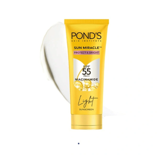 Pond's Sun Miracle Spf 55 Pa+ ++ Niacinamide Light Sunscreen 50g