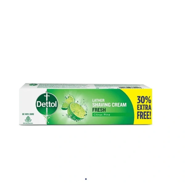 Dettol Fresh Citrus Pine Lather Shaving Cream 60g + 18g Free