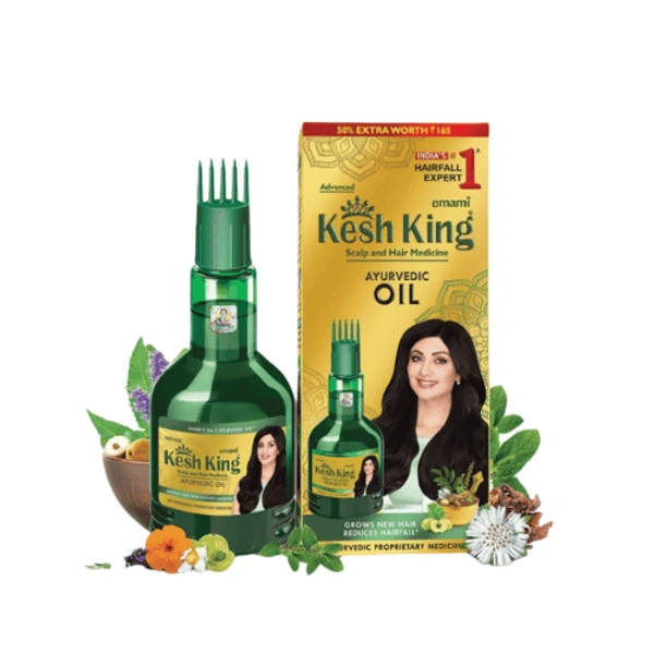 Kesh King Ayurvedic Medicinal Oil 4UX 300ml+Free 100 ml Oil