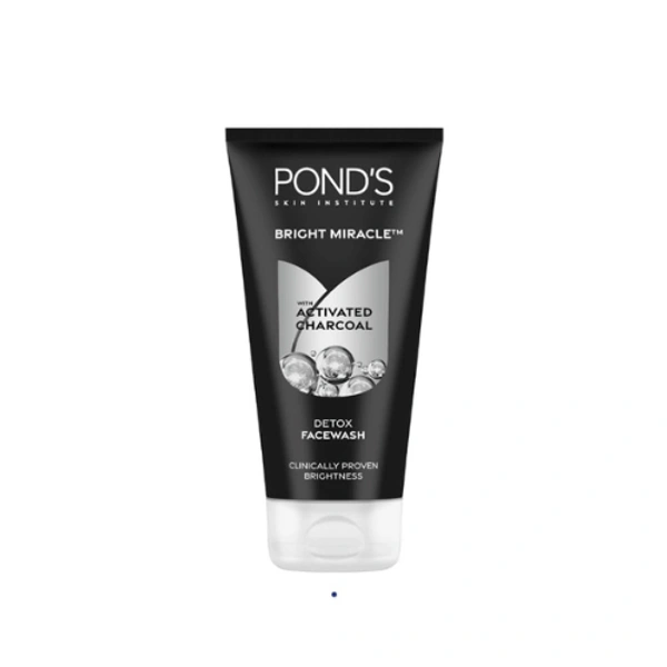 Pond's Bright Miracle with Activated Charcoal Detox Facewash 50g