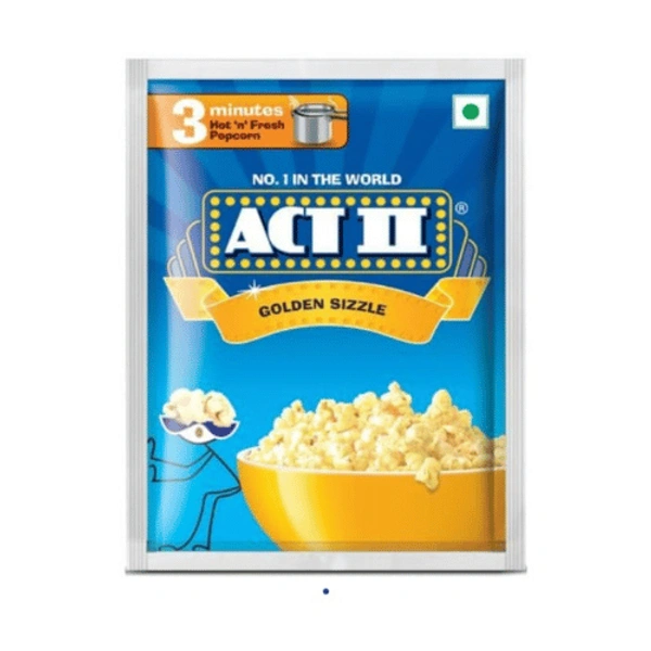 Act II Instant Golden Sizzle Popcorn 30g + 10g Extra