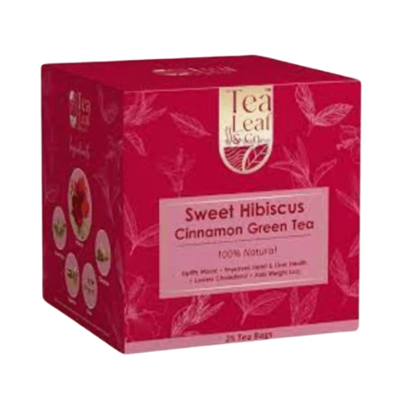 Tea Leaf & Co. Sweet Hibiscus Cinnamon Green Tea 25U