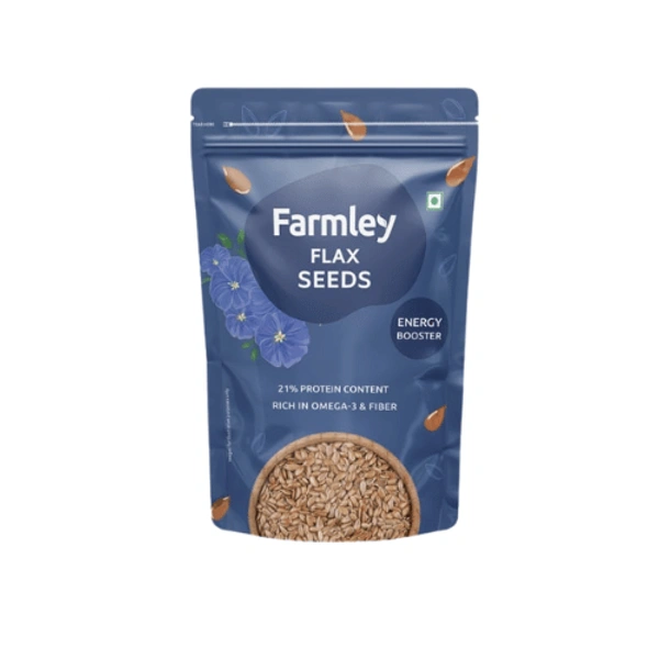 Farmley Premium Flax Seeds Standee Pouch 200g