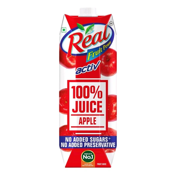 Real Activ 100% Apple Juice 1ltr