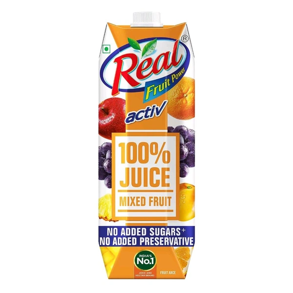 Real Activ 100% Mixed Fruit Juice 1ltr