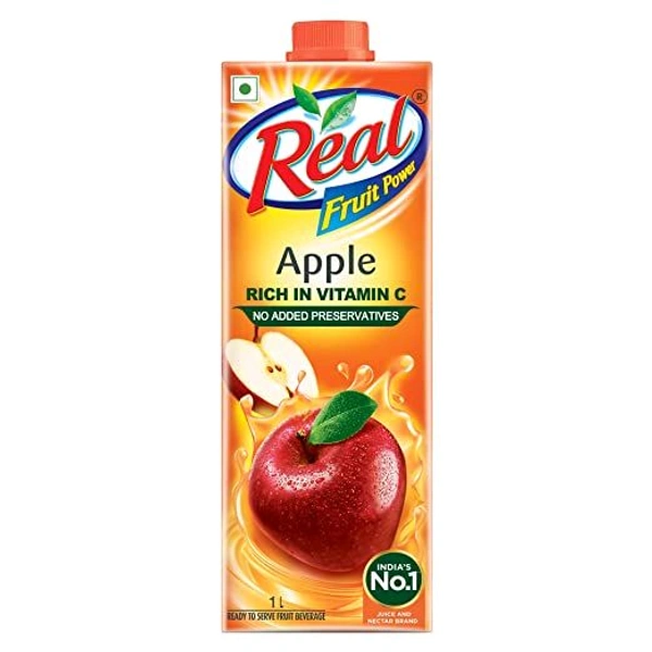 Real Fruit Power Apple Juice 1Ltr