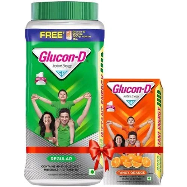 Glucon-D Regular Glucose (Free Glucon d Orange 250g) 1Kg Jar