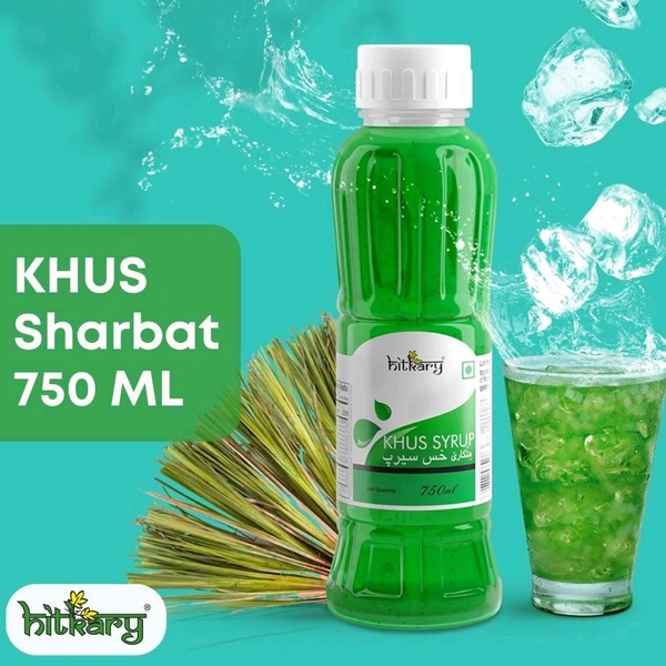 Hitkary KHUS Sharbat Drink 750ml