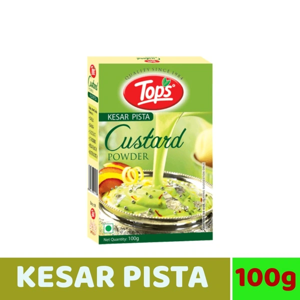 Tops Kesar Pista Custard Powder 130gm