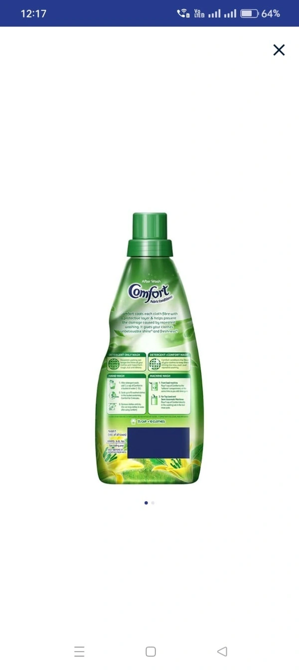 Comfort After Wash Fabric Anti-Bacterial Action 860ml