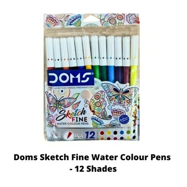 Doms Sketch Fine Wateer Colour Pen