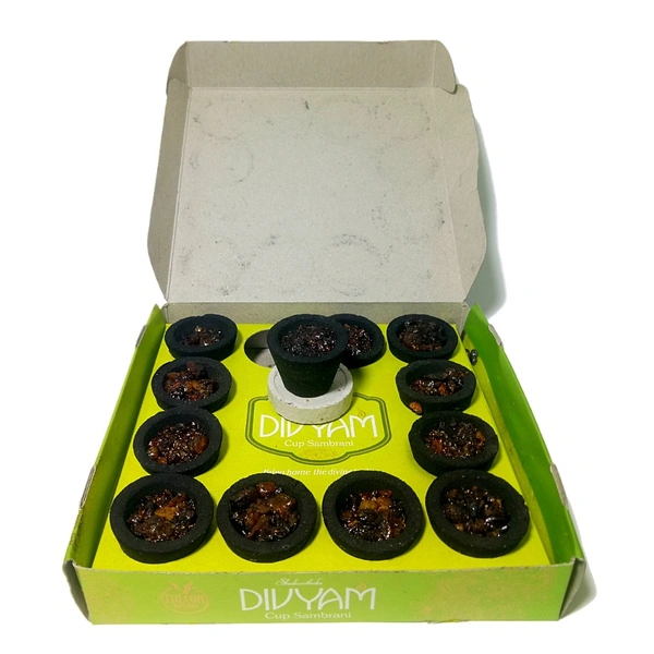 Divyam Cup Sambrani (12 Piece In Box)