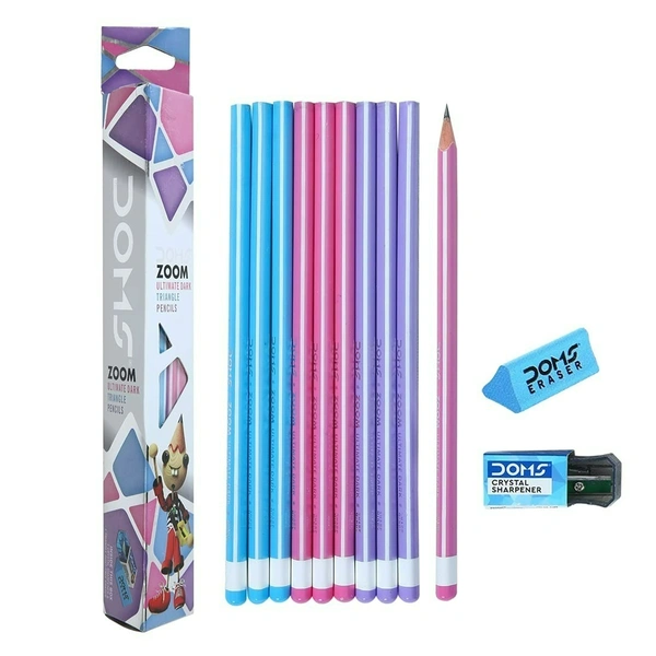 Doms Zoom Triangle Pencil - 10 Pieces