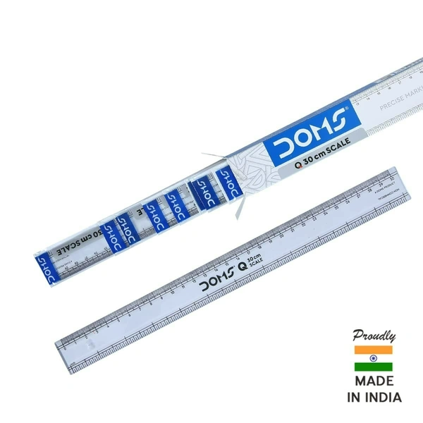 Doms 30 Cm scale  - 10 Pieces