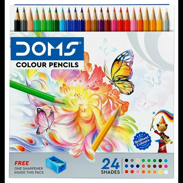Doms Fsc 24 Shade Colour Pencil - 5 Pieces