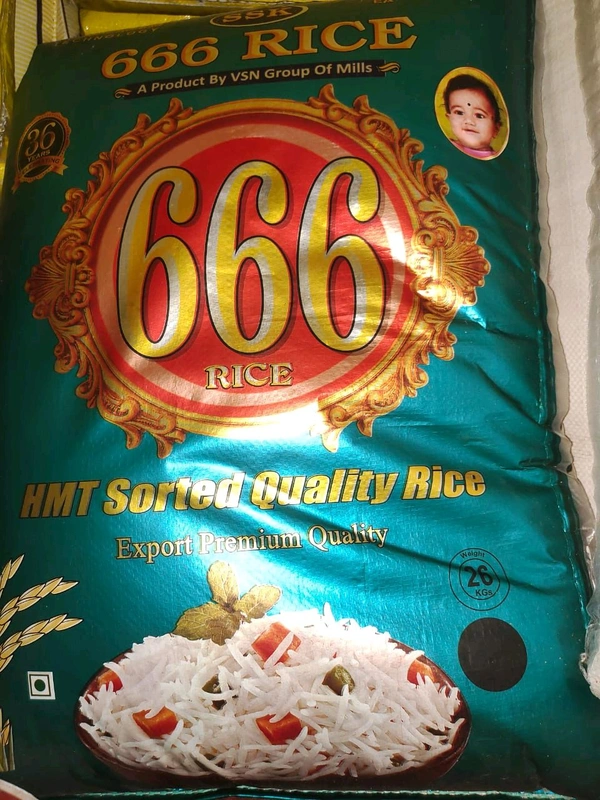 666 Green HMT Sorted Rice - 26