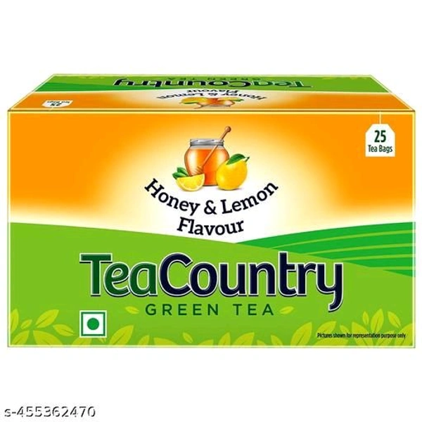 Tea Country Honey & Lemon Green Tea - 25
