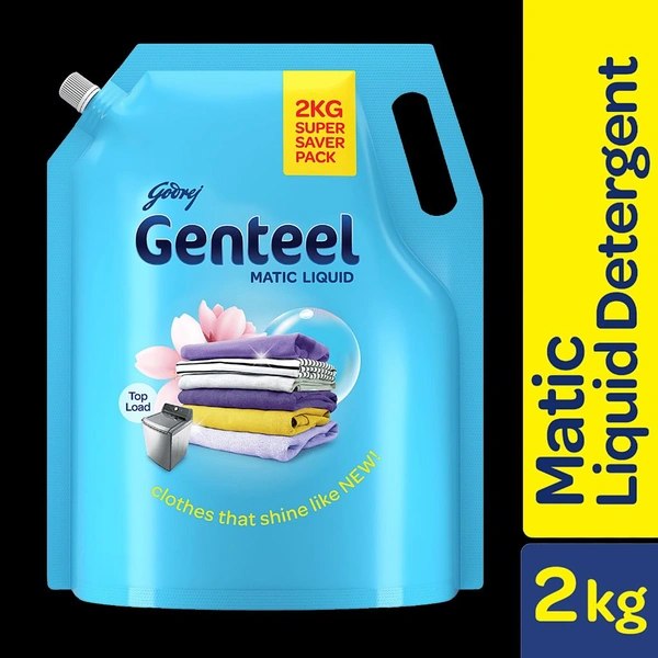Godrej Genteel Matic Liquid Top Load Pouch - 2kg