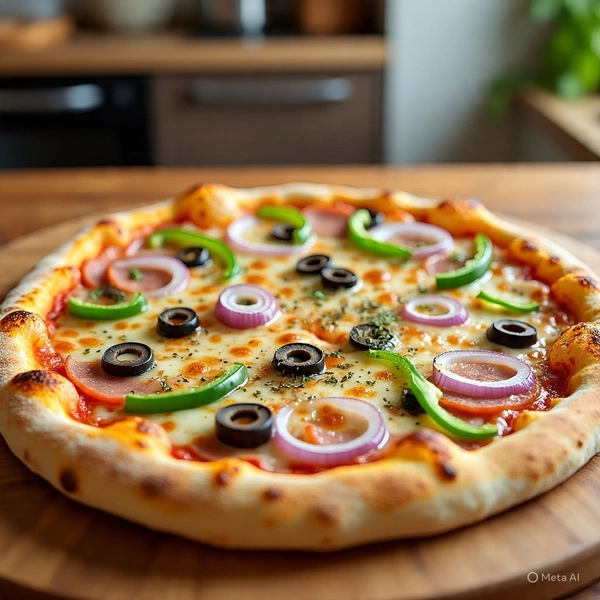 Spicy Veg Pizza - Regular