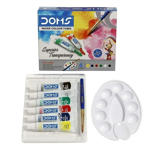 Doms water colour tube 6 shades