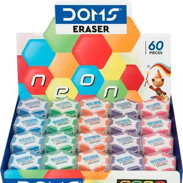 Doms Neon Eraser  - 1 Piece