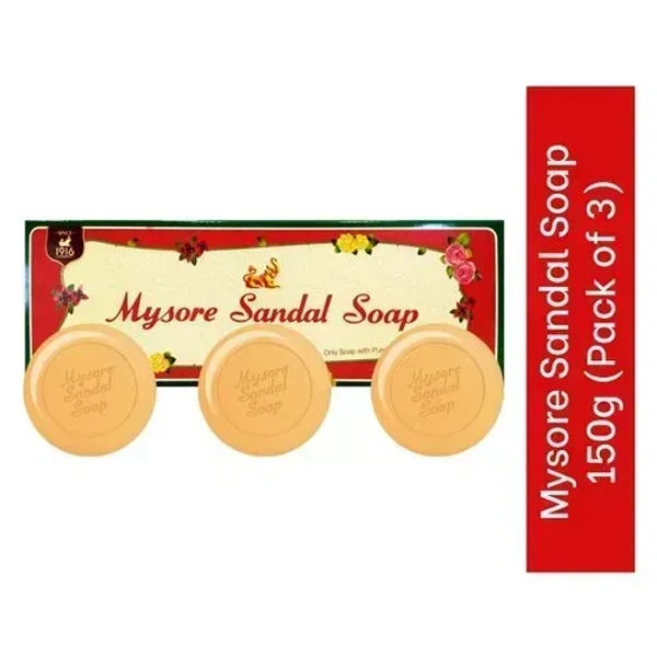 Mysore Sandal Soap  - 3, 150g