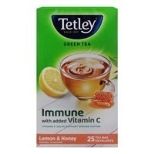 Tetley Lemon & Honey Green Tea  - 25