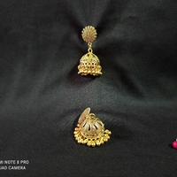 RdE Jewellery Hub PPE140 GOLDEN JHUMKA - GOLDEN