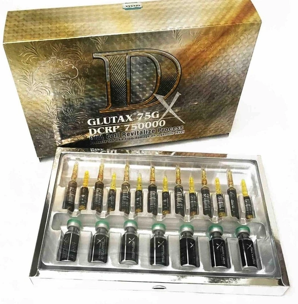 Glutax 75GX DCRP 750000: Ultimate DNA Cell Revitalization with Advanced Glutathione Injections - 750000