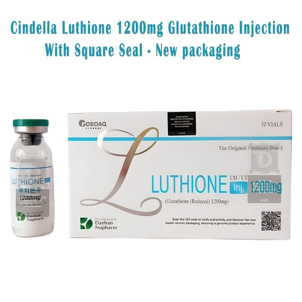 Luthione 1200mg Glutathione Injection: Premium Skin Whitening Solution Available in India - 1200mg