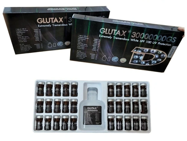 Glutax 30,000,000gs Extremely Tremendous White – Ultimate Skin Whitening Injection for Superior Radiance - 3gs