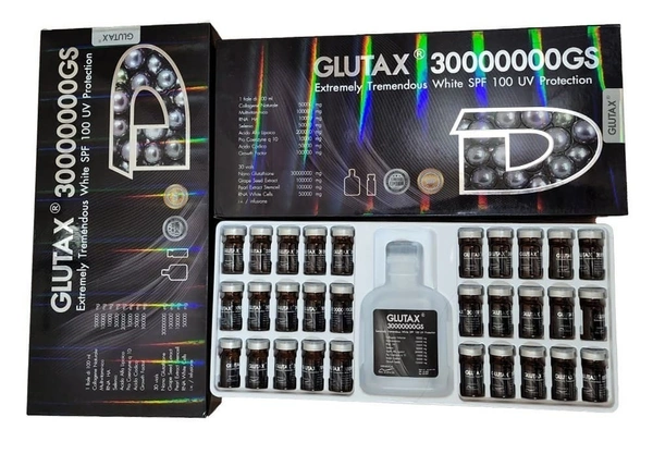 Glutax 30,000,000gs Extremely Tremendous White – Ultimate Skin Whitening Injection for Superior Radiance - 3gs