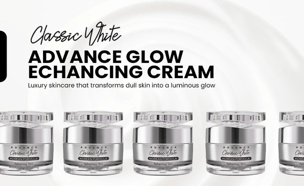 classic white Classic White Korean Whitening Face Cream – Brightening & Moisturizing Skincare with Niacinamide & Herbal Extracts – Dark Spot Remover & Anti-Aging Day/Night Cream – 10ml - 