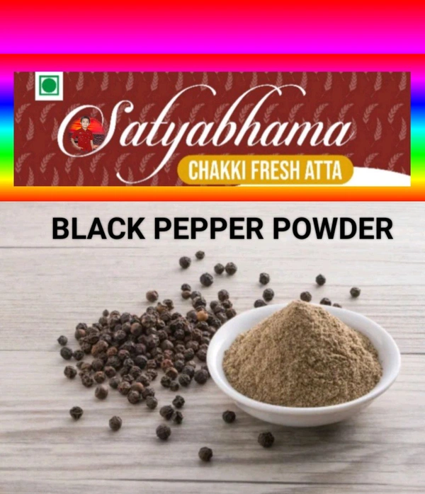Black Pepper( Powder (काळी -मिरी ) - 1 Kgs 8  X 12